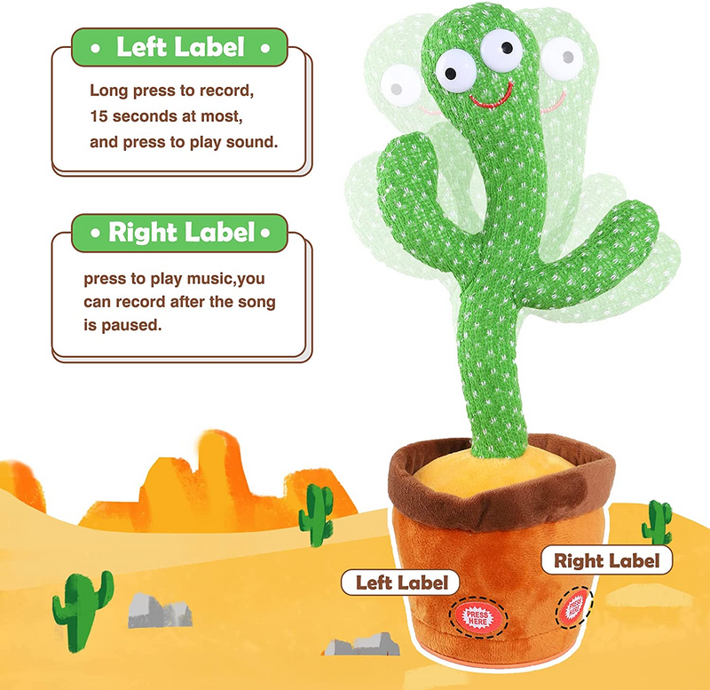 Dancing Cactus Plush Toy